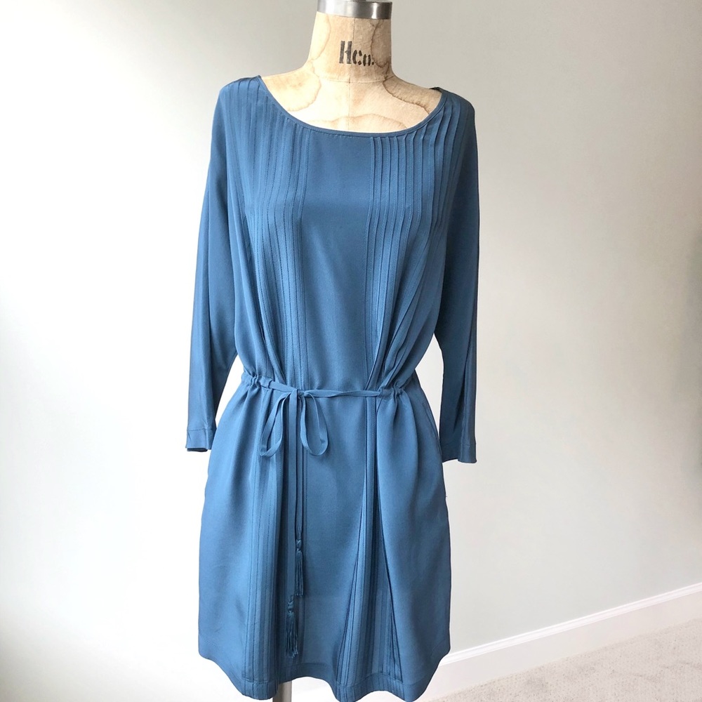 Greylin Silk Drape Dress Tunic
